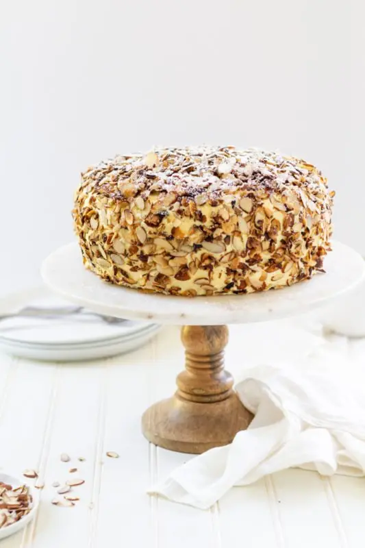 Toasted Almond Cake 533x800 3 2024 | grosskochberg