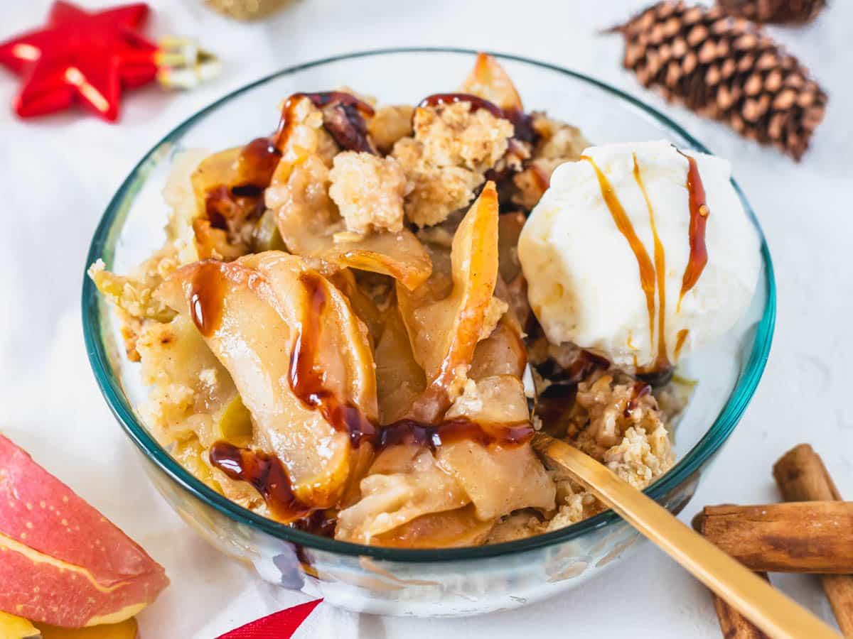 Vegan apple crisp 27 1 2024 | grosskochberg