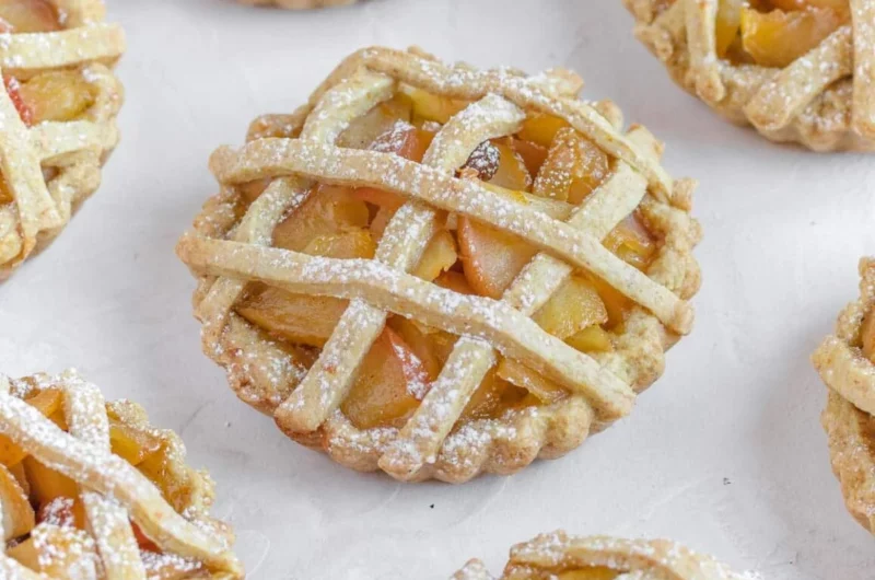 Mini Apfel kuchen Crostatine di mele